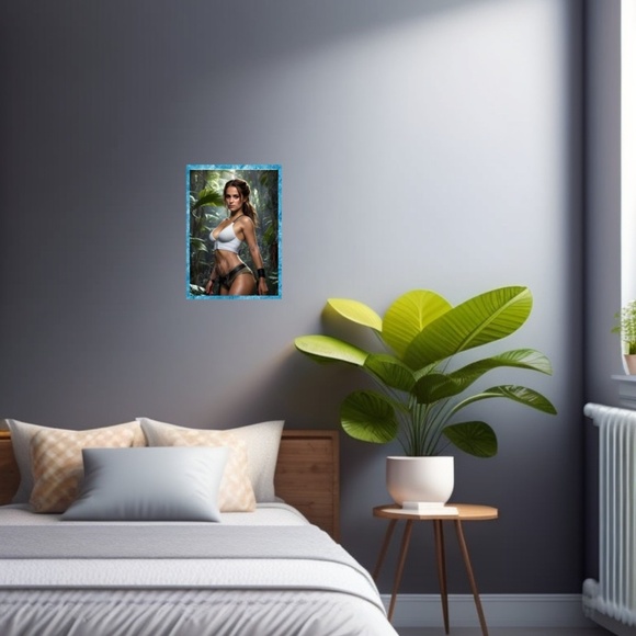 Tombraider 13” x 19” Fine Art Print - only 6 signed and numbered prints made - Picture 3 of 4